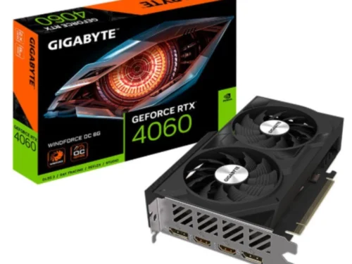 Gigabyte GeForce RTX 4060 Windforce OC | 8GB GDDR6 VRAM | Videokaart | GPU | Nvidia