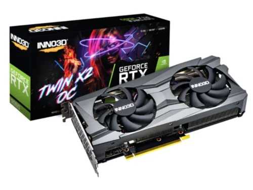 Inno3D GeForce RTX 3060 TWIN X2 OC LHR | 12GB GDDR6 VRAM | Videokaart | GPU | Nvidia