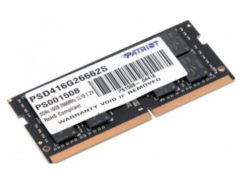 Patriot Signature | 1x16GB DDR4 | 2666MHz | SODIMM | CL19 | Geheugenmodule | RAM