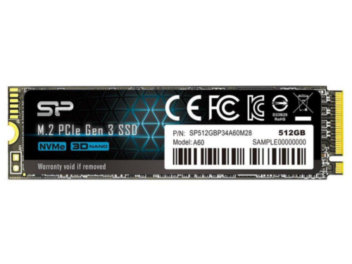 Silicon Power A60 | 512GB NVMe SSD | M.2 | 2.200MB/s